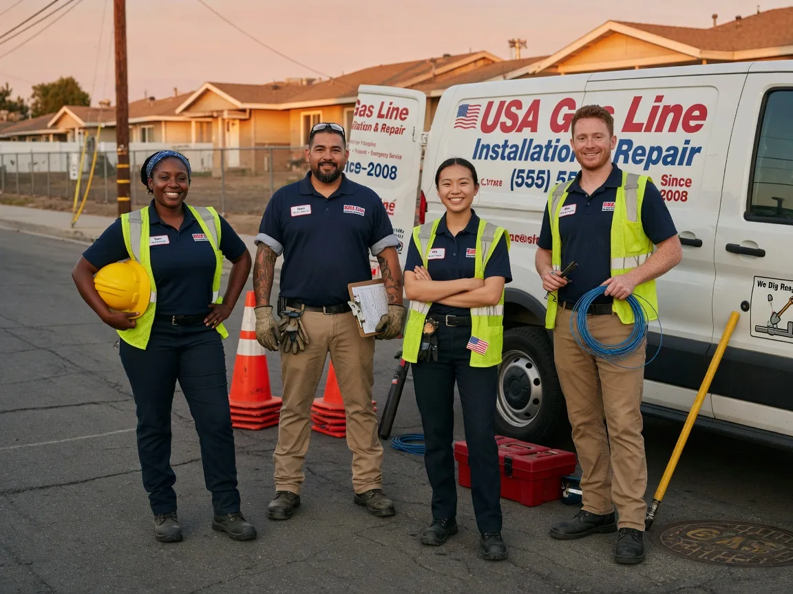 Gas Line Installation company in Caddo, TX